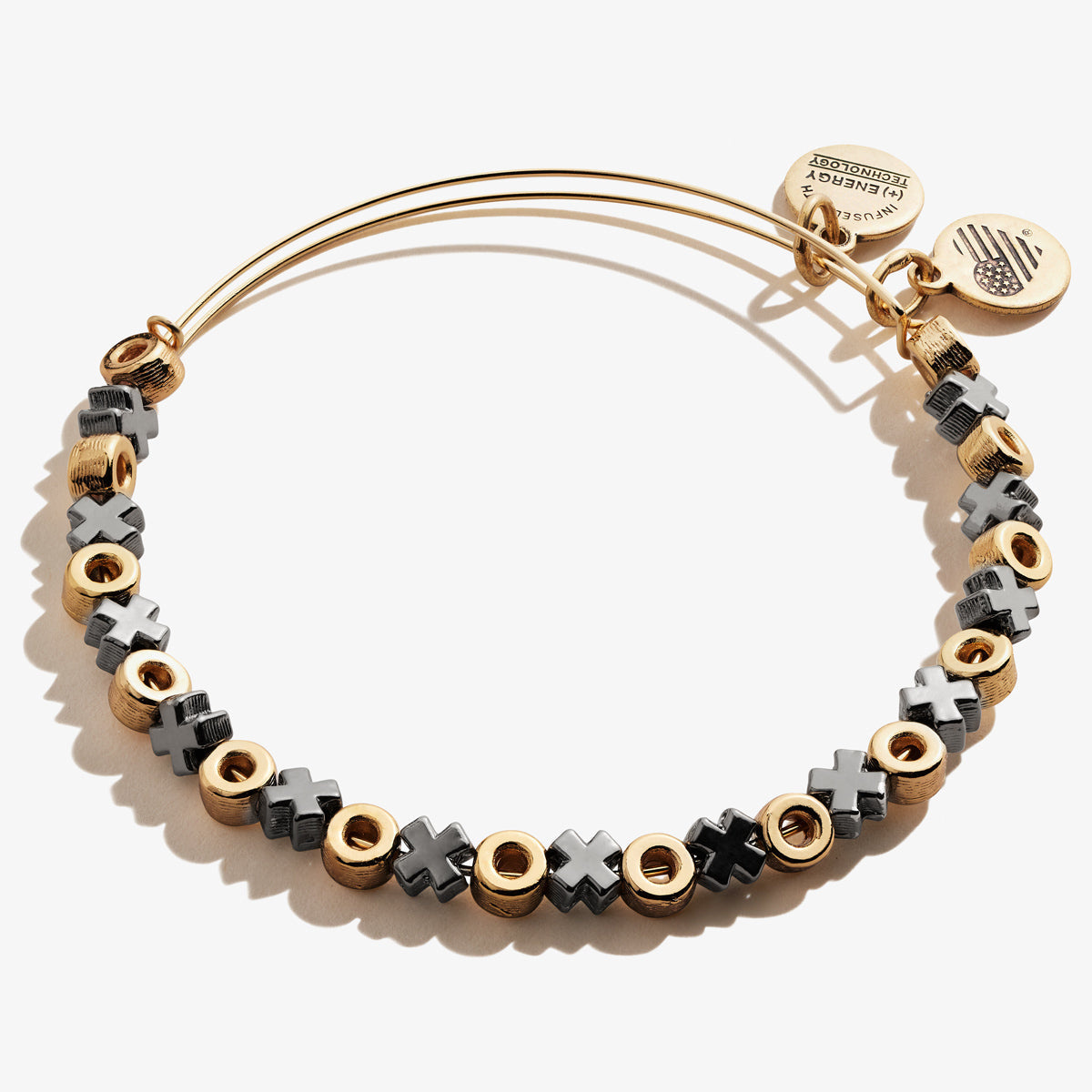 XO Hugs + Kisses Beaded Bangle