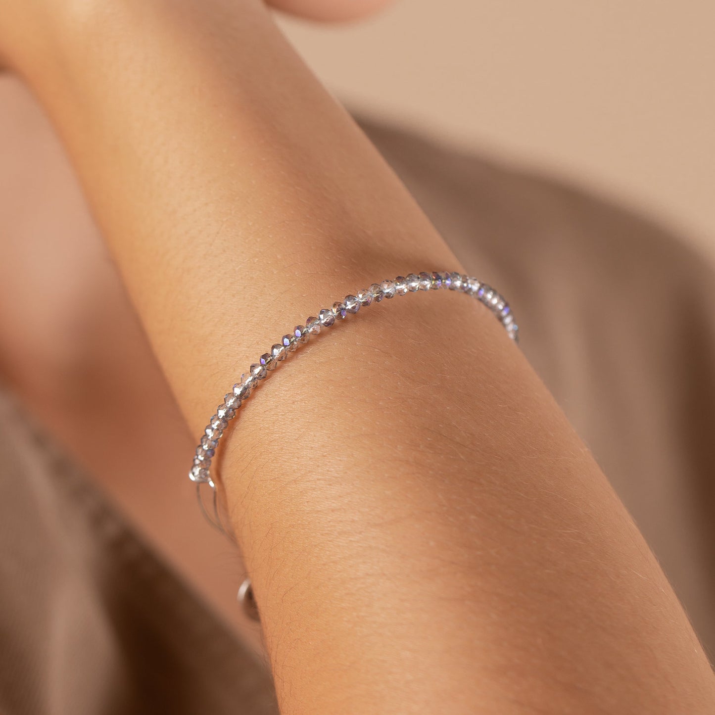 Luna Stardust Beaded Bangle