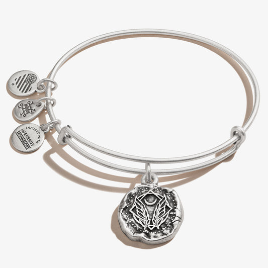 Godspeed Molten Coin Charm Bangle