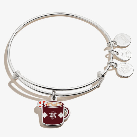 Holiday Hot Cocoa Mug Charm Bangle