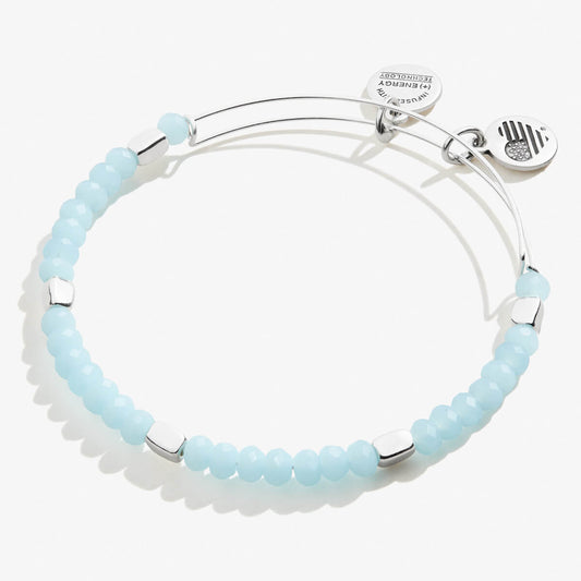 Ocean Blue Beaded Bangle