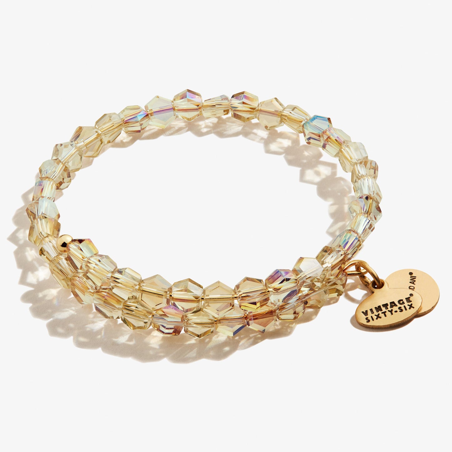 Golden Pixie Beaded Wrap Bracelet