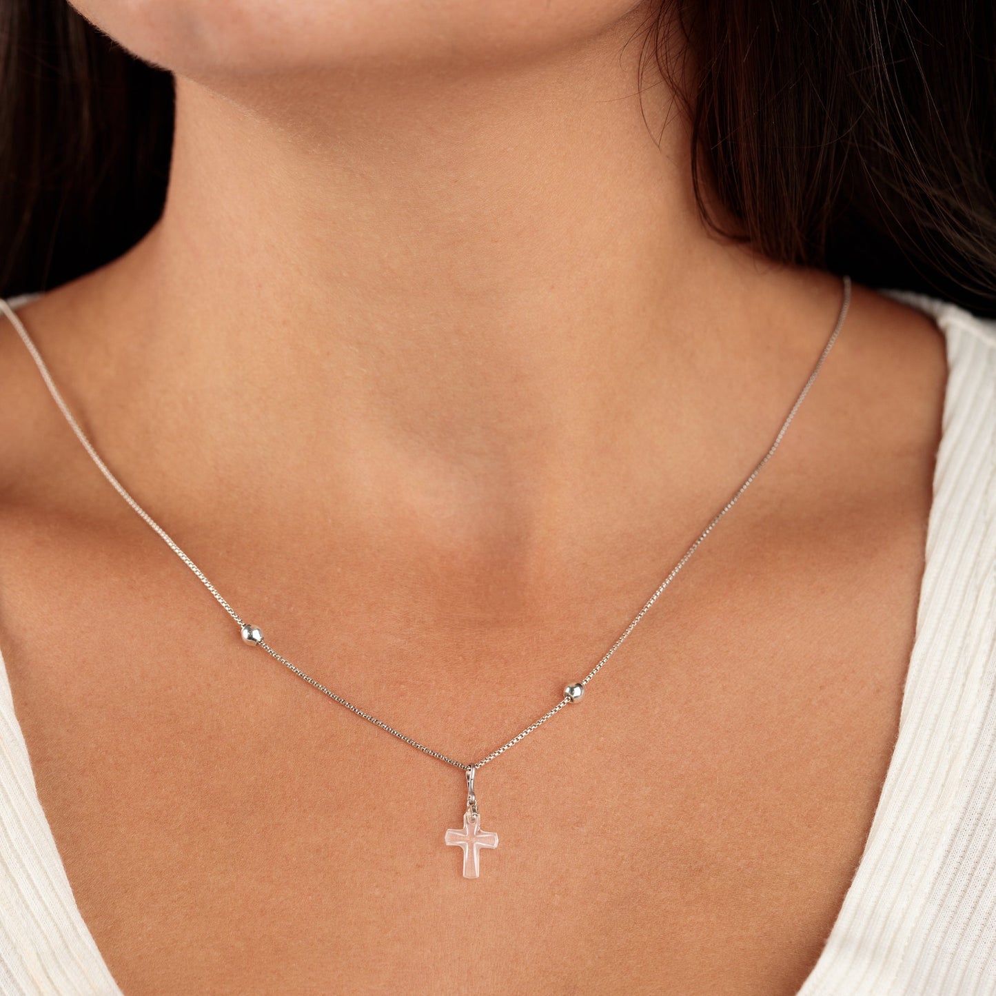 Cross Crystal Charm
