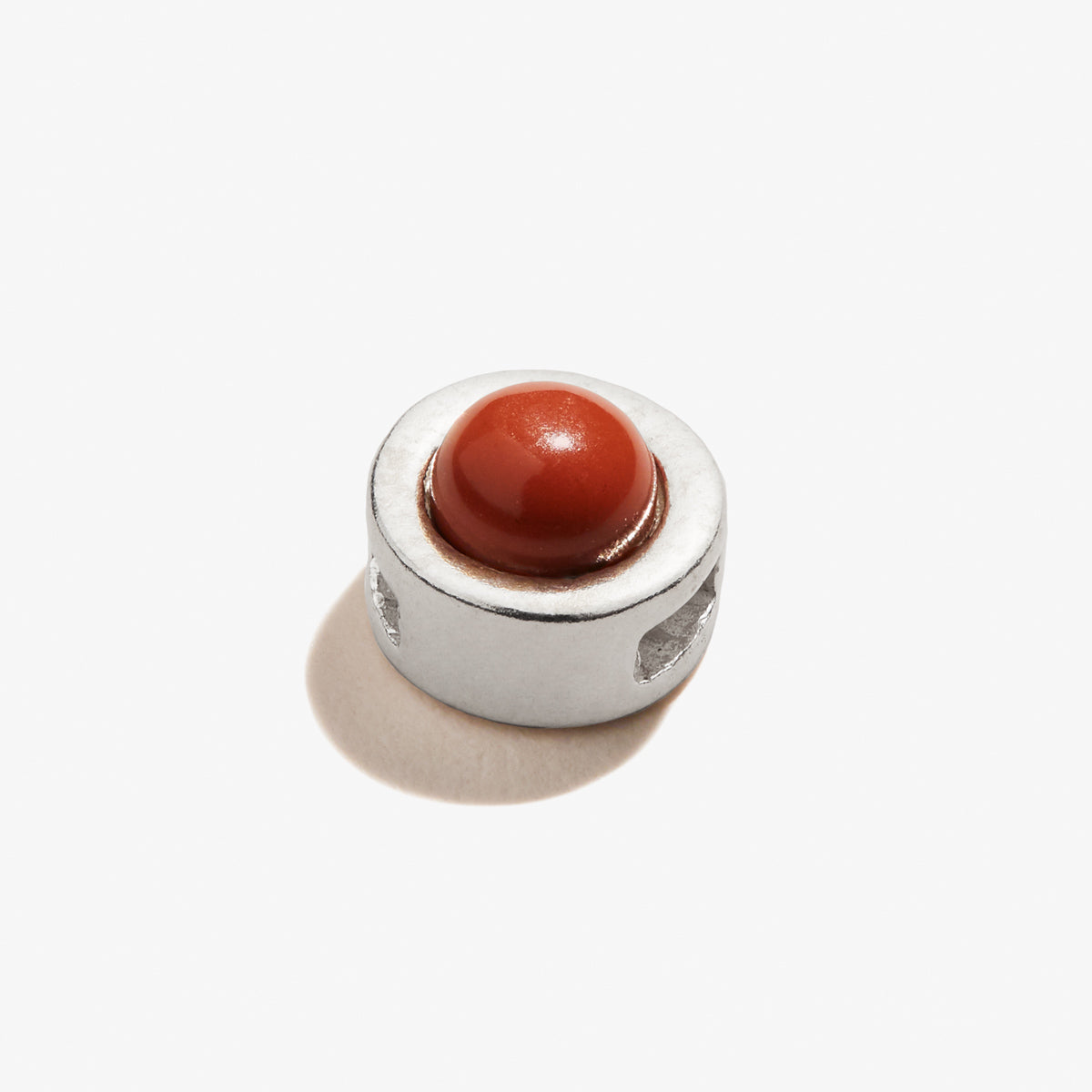 Red Jasper Gemstone Slider Charm
