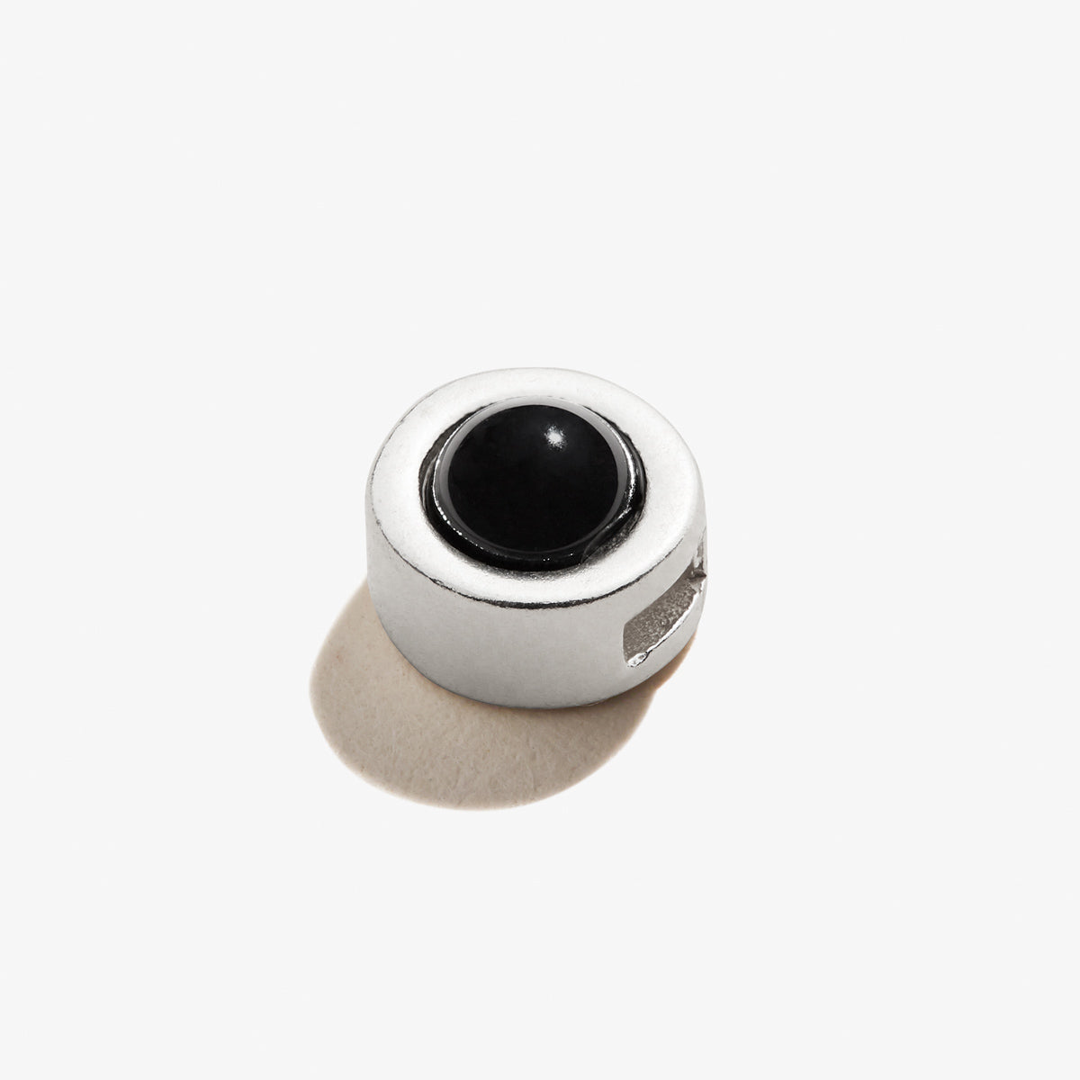 Onyx Gemstone Slider Charm