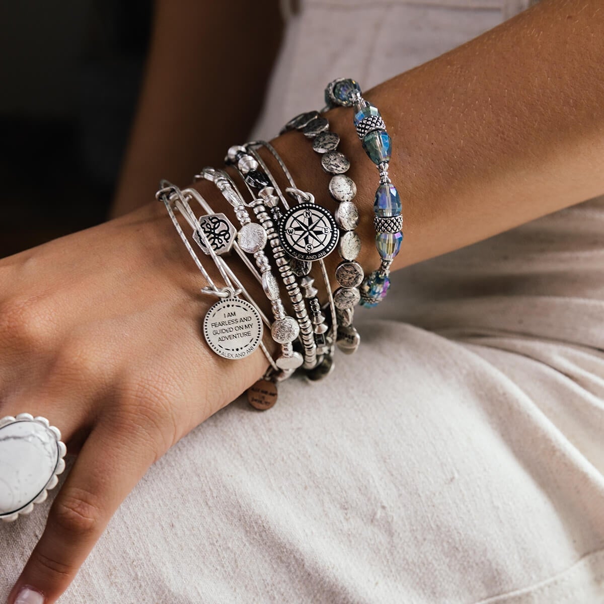 Path of Life® Symbol Bead Charm Bangle