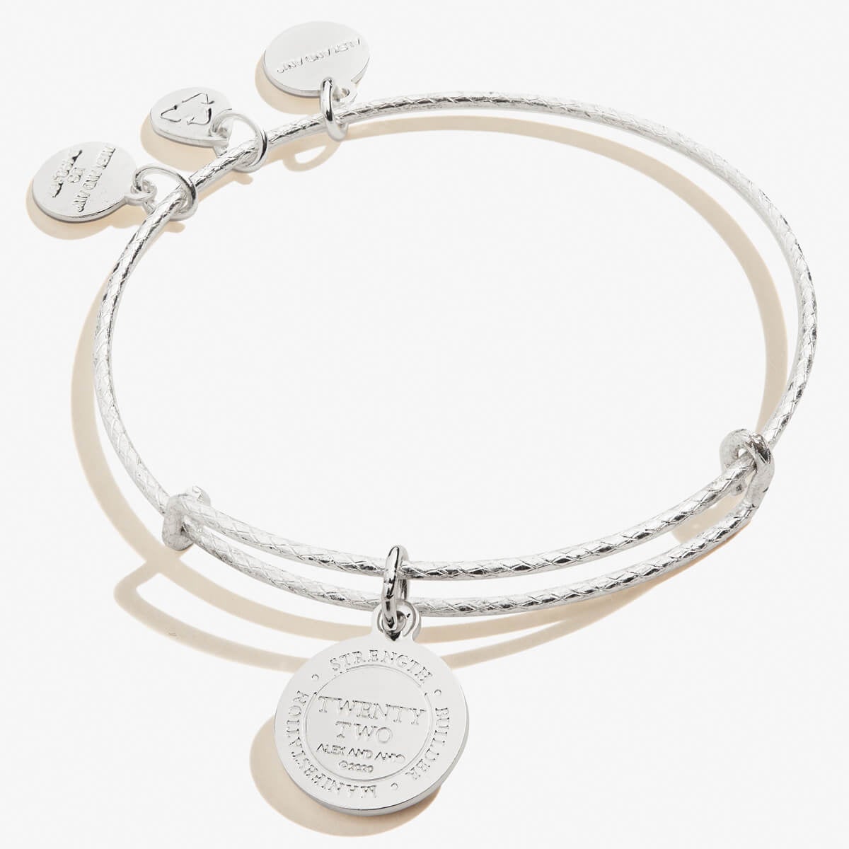 Number 22 Charm Bangle