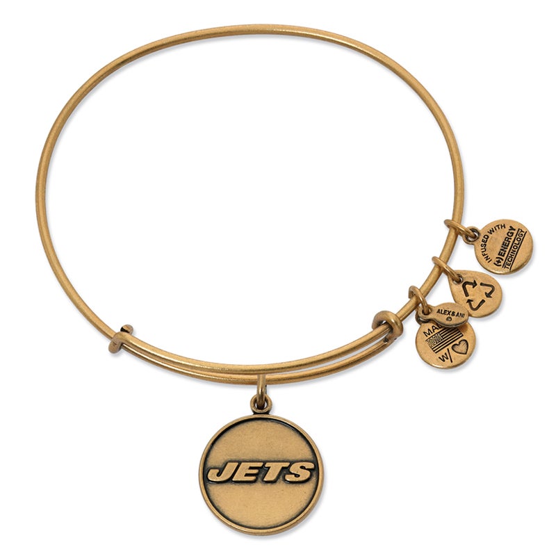 New York Jets NFL Logo Charm Bangle