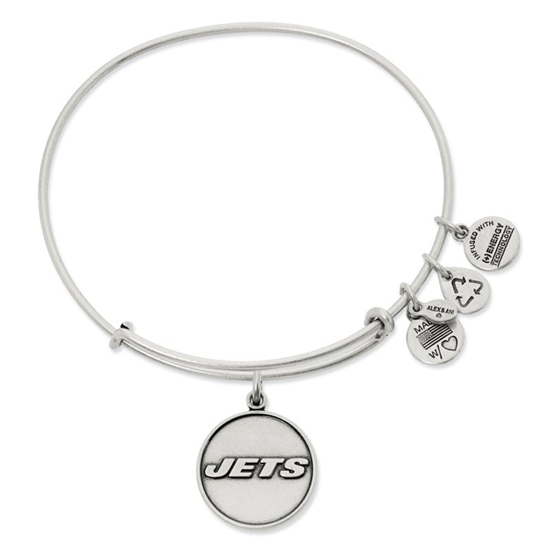 New York Jets NFL Logo Charm Bangle