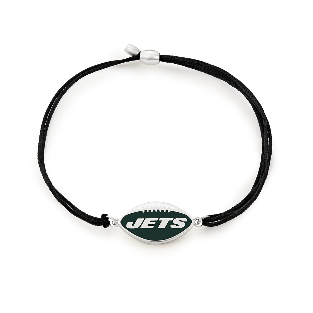 New York Jets NFL Charm Pull Cord Bracelet