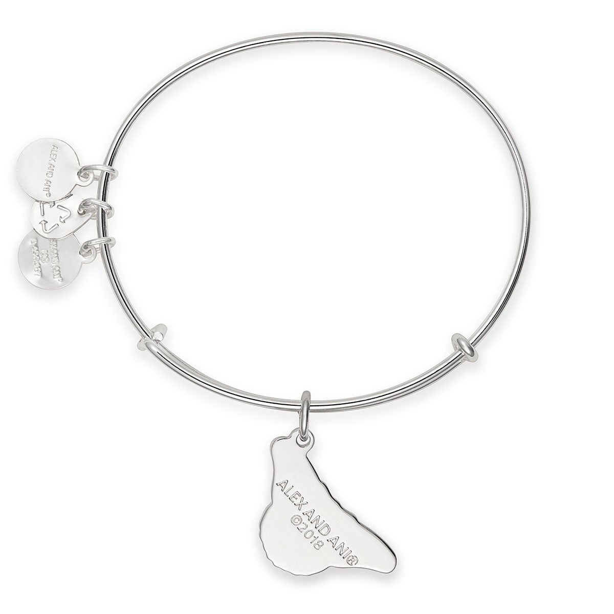 Monarch Butterfly Charm Bangle