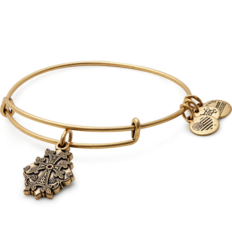 Armenian Cross Charm Bangle