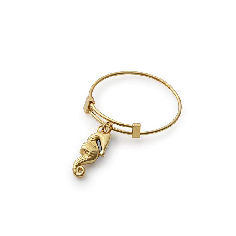 Seahorse Charm Ring
