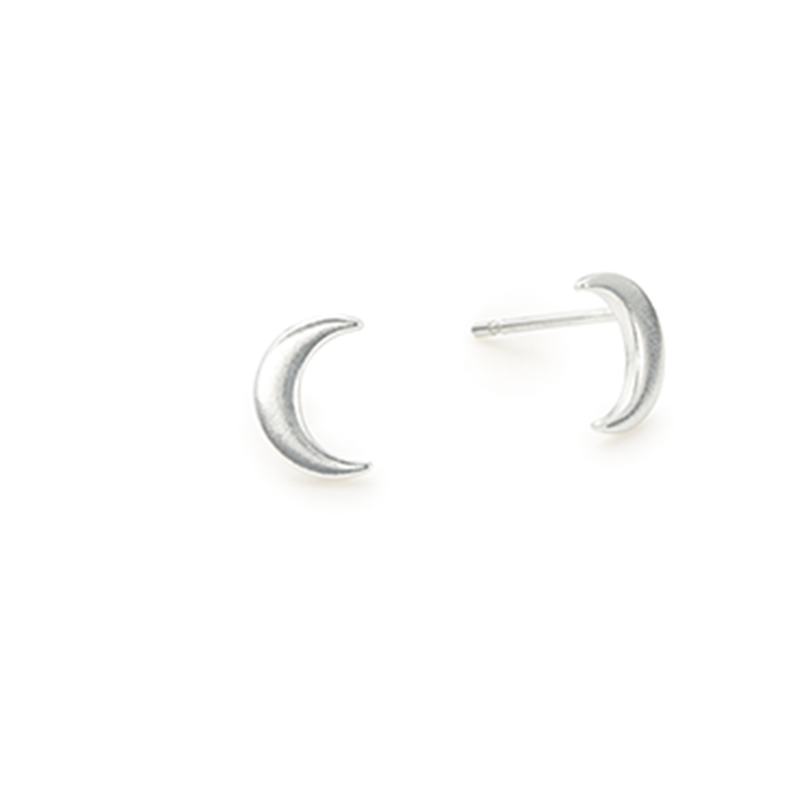 Moon Stud Earrings