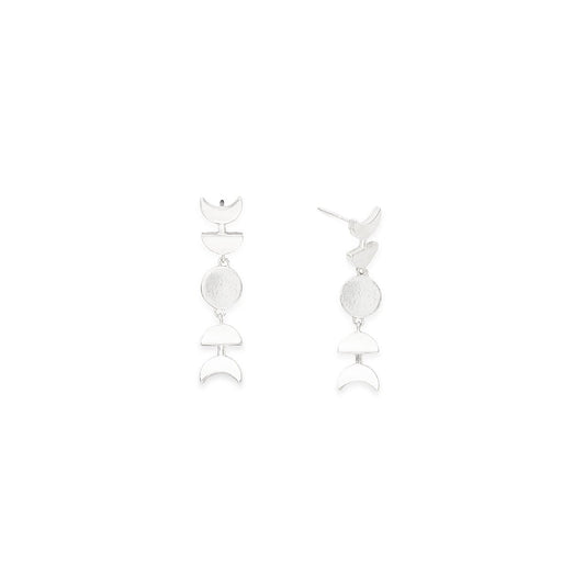 Moon Phase Drop Earrings