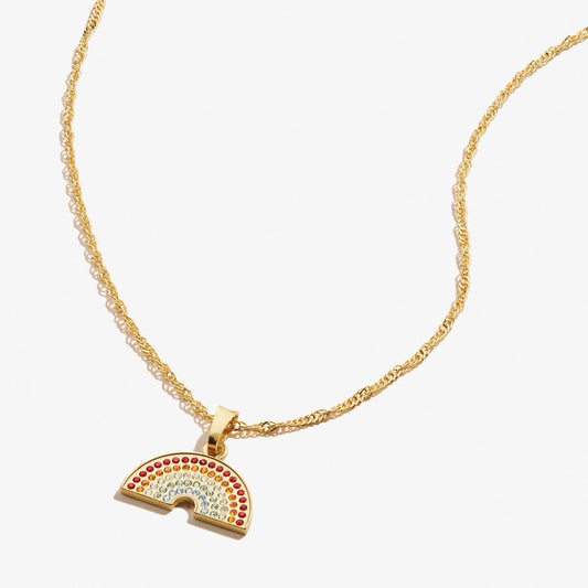 Pavé Rainbow Necklace