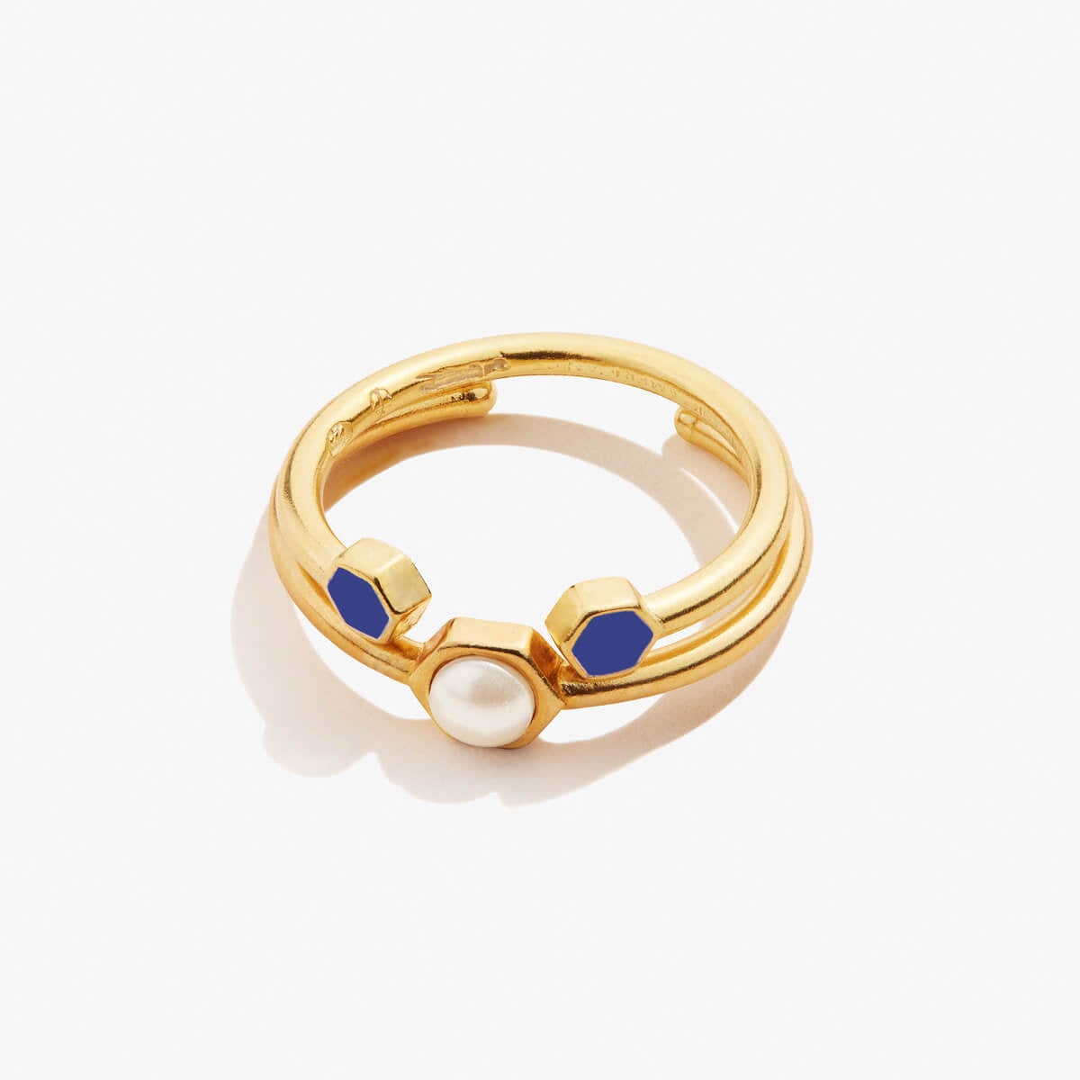 Stackable Pearl Rings, Set of 2