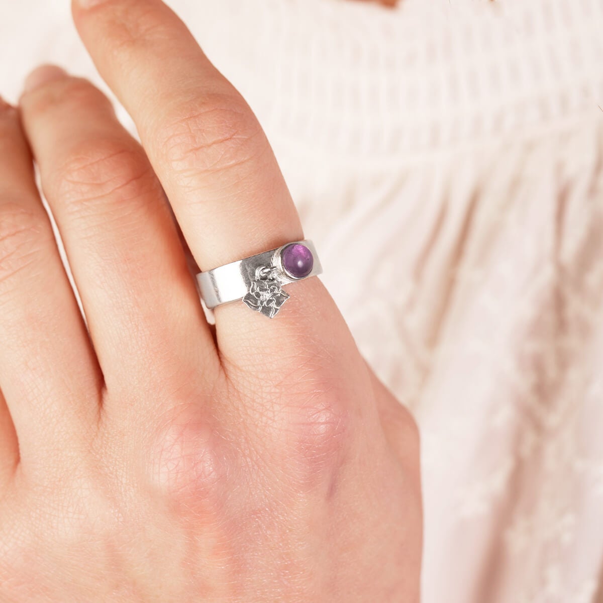 Wildflower Charm Ring