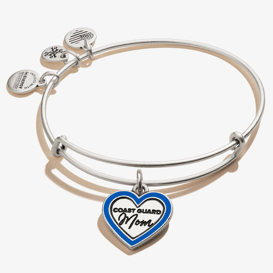 U.S. Coast Guard Mom Charm Bangle