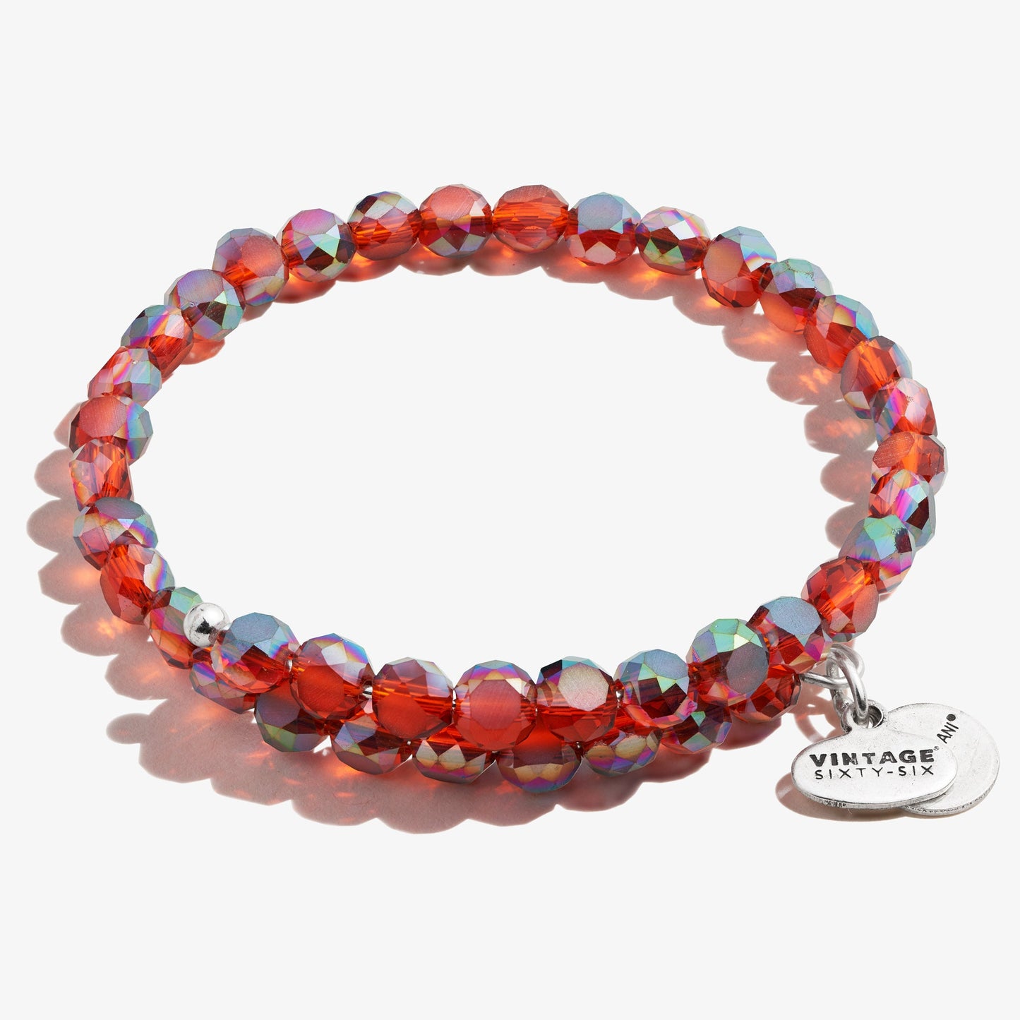 Glam Wrap Bracelet, Ruby