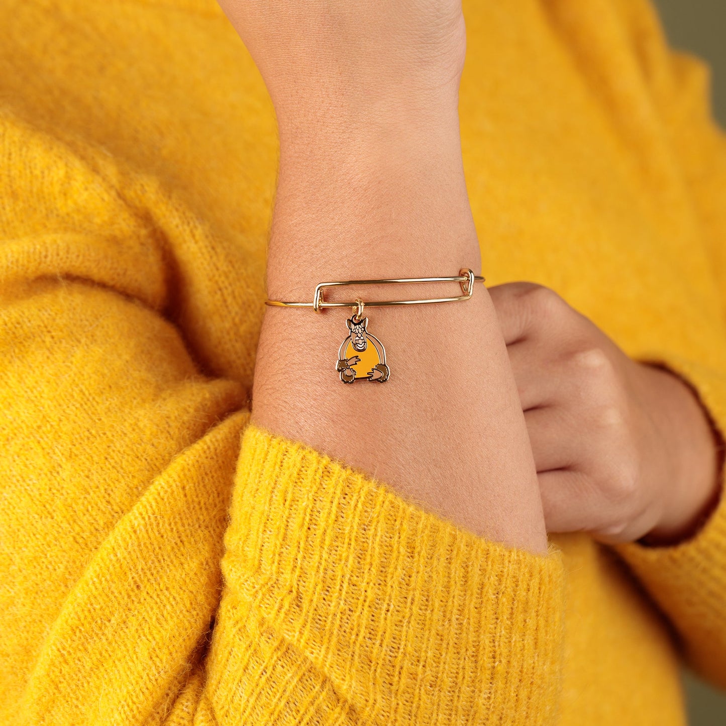 Friends Holiday Armadillo Charm Bangle