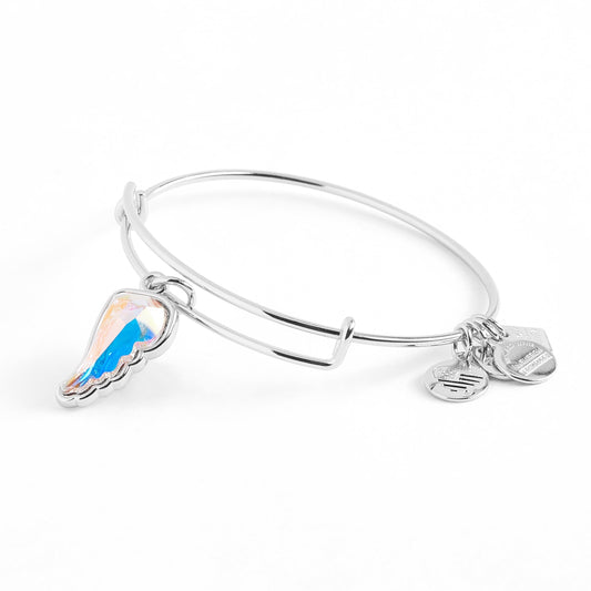 Guardian Wing Charm Bangle