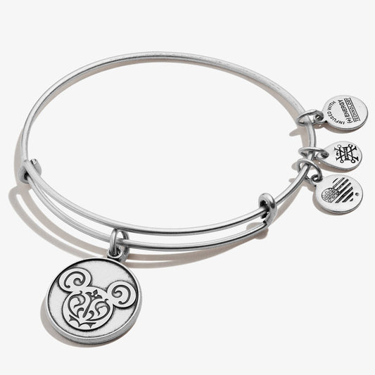 Disney® Mickey Mouse Filigree Charm Bangle
