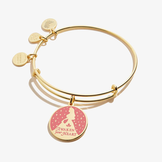 Disney® Aurora 'Awaken Your Heart' Charm Bangle