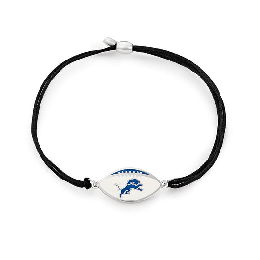 Detroit Lions NFL Charm Pull Cord Bracelet