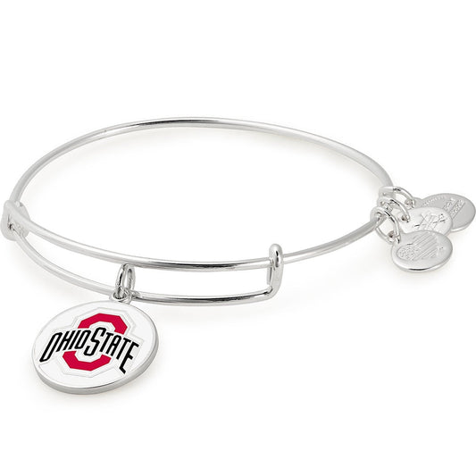 Ohio State University Logo Charm Bangle