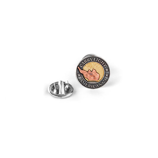 Liberty Copperâ„?Pin, 14kt Gold Center
