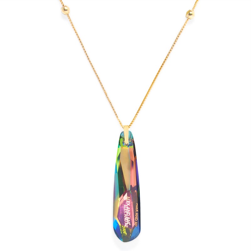 Mermaid Crystal Charm Necklace