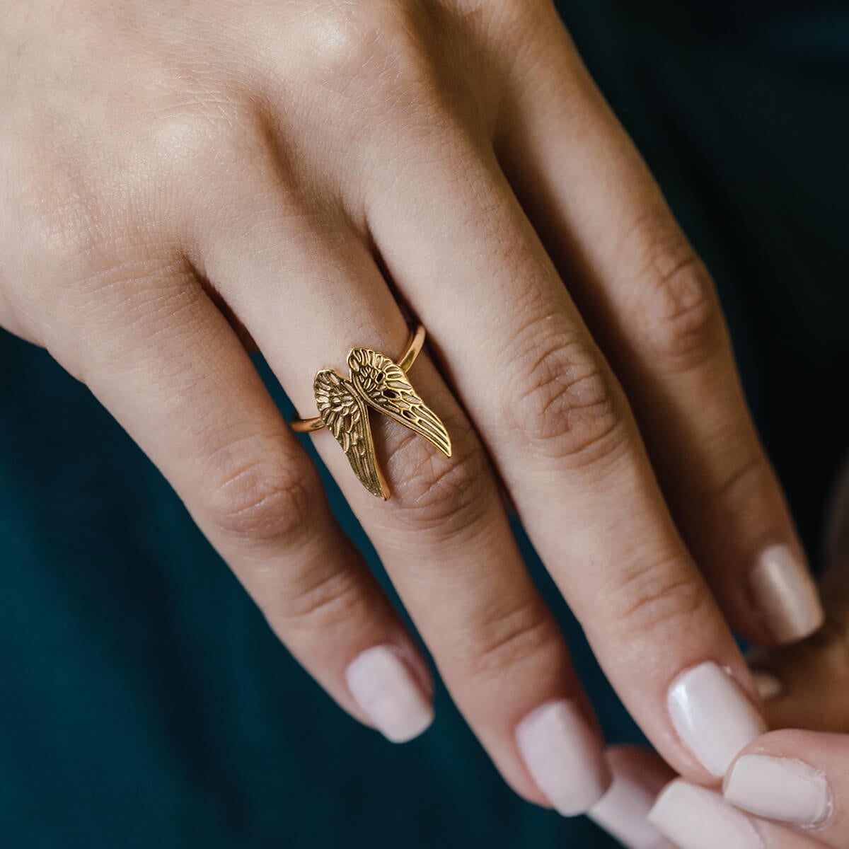 Guardian Angel Statement Ring