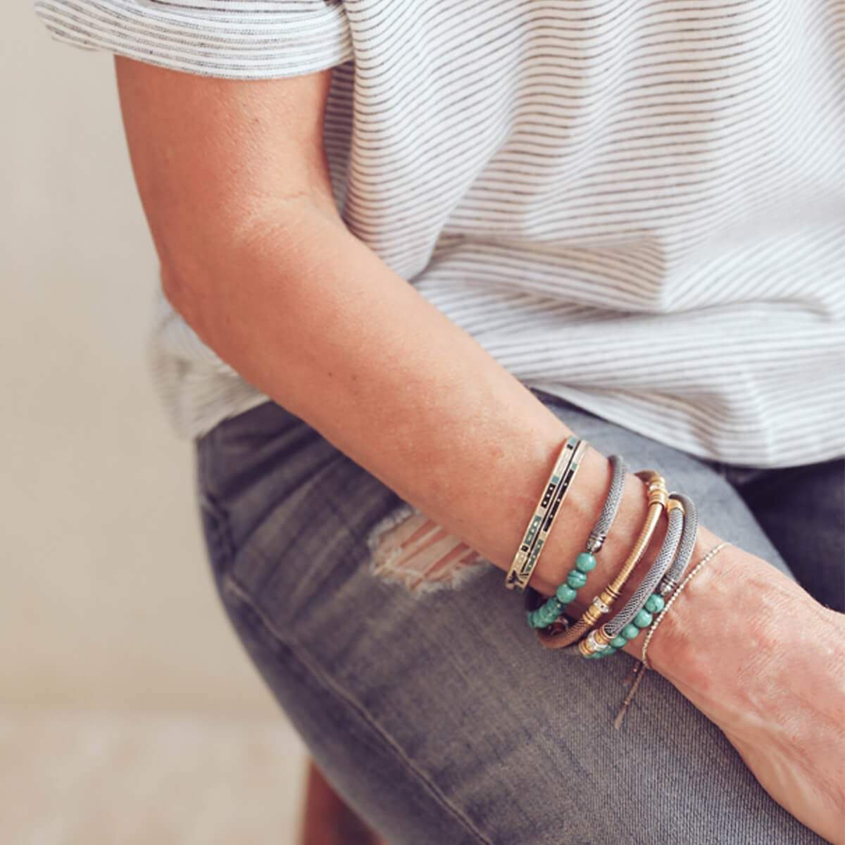 Mesh Cuff Bracelet
