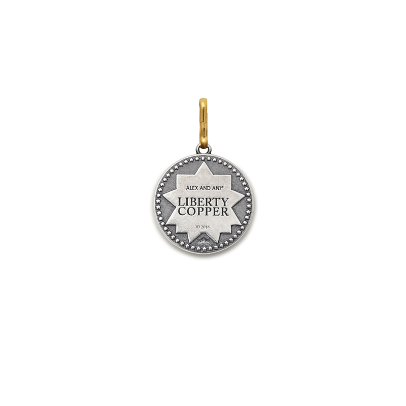 Liberty Copperâ„?Charm, 14kt Gold Center, Medium