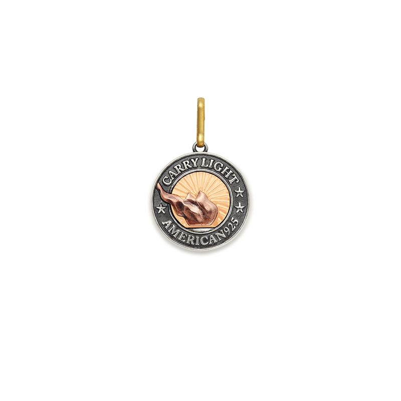 Liberty Copperâ„?Charm, 14kt Gold Center, Medium