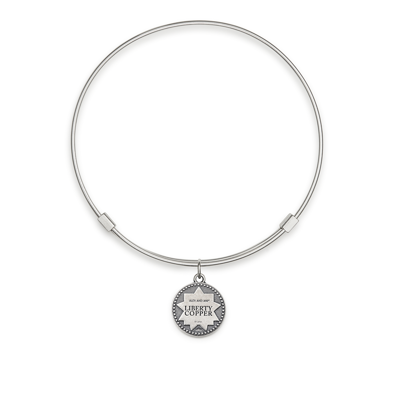 Liberty Copperâ„?Charm Bangle, Small